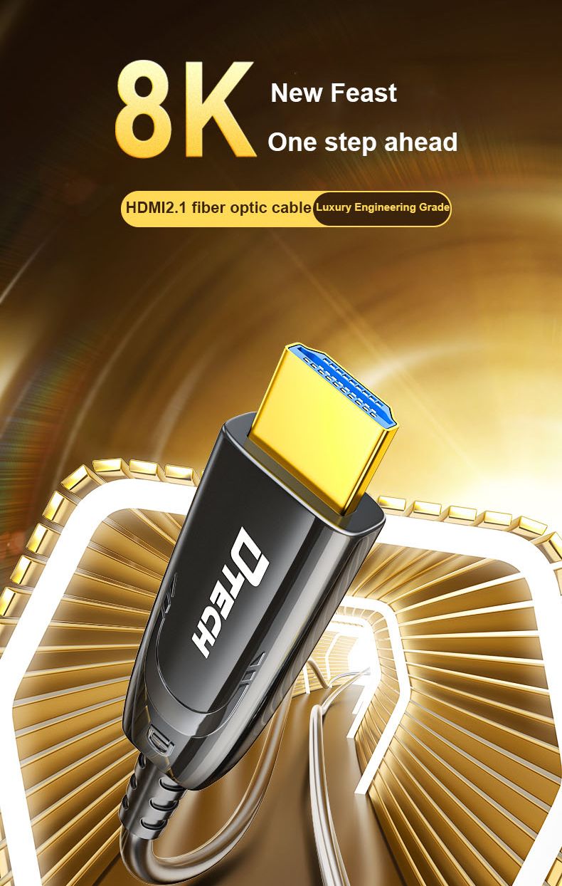8K HDMI 2.1 Fiber Optic Cable