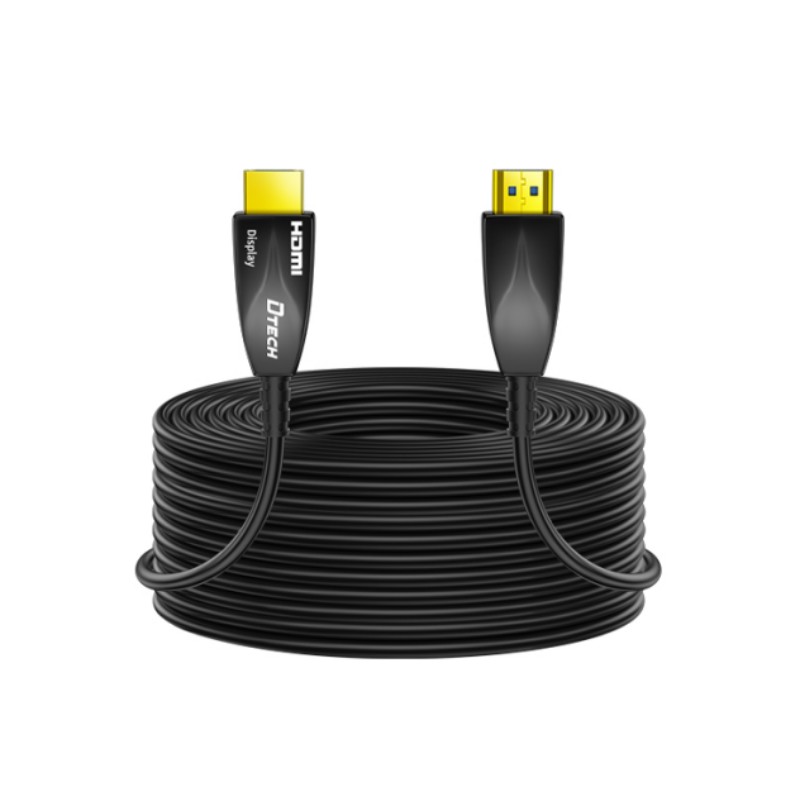 China DTECH 60m 100m 150m 300m Male to Male Cable HDMI 4K 18Gbps